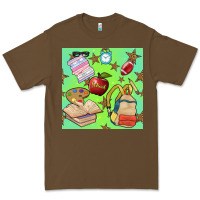 Cacao school seamless pattern Premium Tee - BundleAndBundleShop