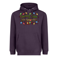 Plum christmas lights are my favorite color Heavyweight Hoodie - CowGirlArtShop