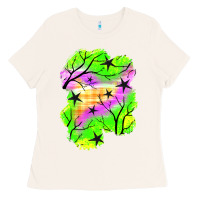 Bone star halloween patch Ladies Tee - BundleAndBundleShop