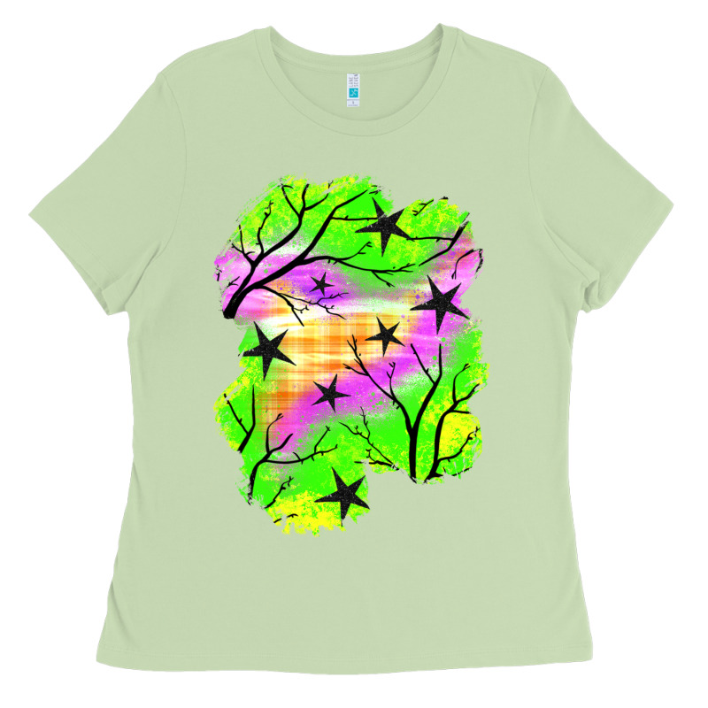 Star Halloween Patch Ladies Tee by BundleAndBundleShop | Teevron