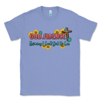 Colony Blue god fidence Classic Tee - MaliasSmallBusiness