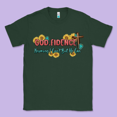 God Fidence Classic Tee Designed By Maliassmallbusiness