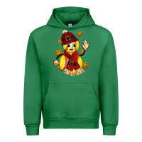 Emerald Softball Christmas With Hat And Glove Urban Hoodie - FaDigitalArtStudio