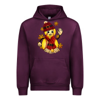 Mauve Wine Softball Christmas With Hat And Glove Urban Hoodie - FaDigitalArtStudio