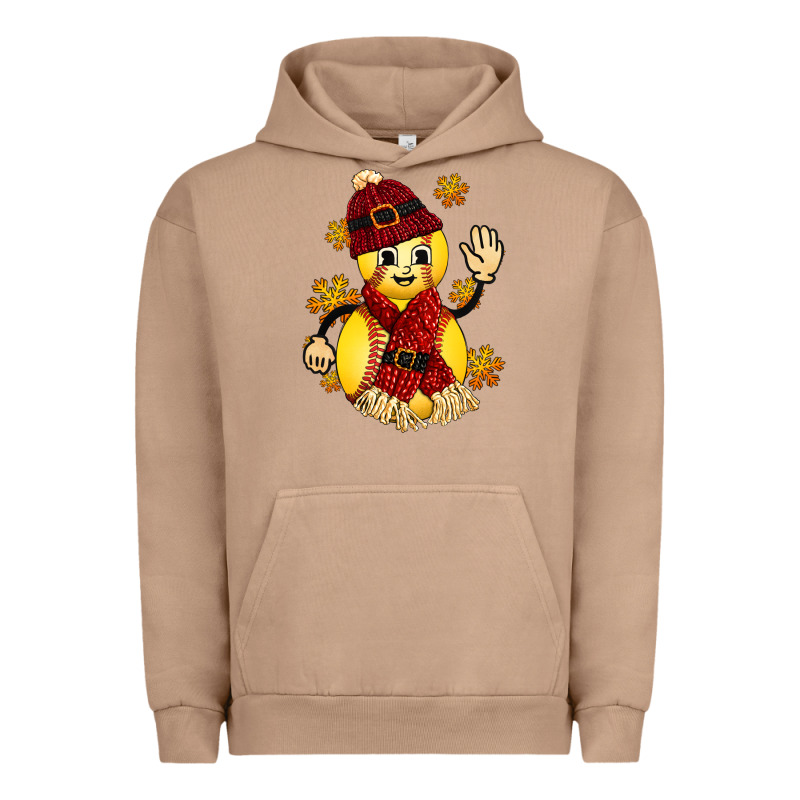 Softball Christmas With Hat And Glove Urban Hoodie by FaDigitalArtStudio | Teevron
