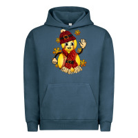 Pigment Midnight Navy Softball Christmas With Hat And Glove Urban Hoodie - FaDigitalArtStudio