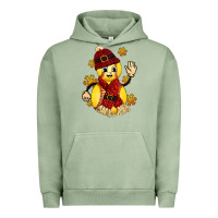 Pigment Oil Green Softball Christmas With Hat And Glove Urban Hoodie - FaDigitalArtStudio