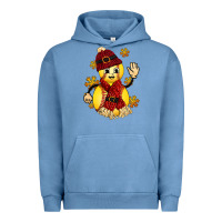 Pigment Pebble Blue Softball Christmas With Hat And Glove Urban Hoodie - FaDigitalArtStudio