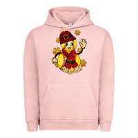 Pigment Salmon Softball Christmas With Hat And Glove Urban Hoodie - FaDigitalArtStudio