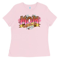Bubblegum Pink mom happy mothers day Ladies Tee - RanaPortraitStore
