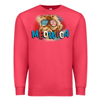 Cardinal meowica 4th of july Premium Sweatshirt - CowGirlArtShop