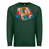 Sports Green meowica 4th of july Premium Sweatshirt - CowGirlArtShop