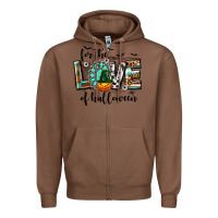 Chestnut Western For The Love of Halloween Zipper Hoodie - texasbilliewilder