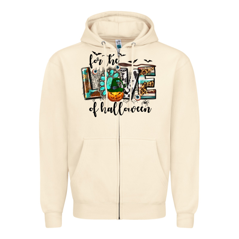 Western For The Love Of Halloween Zipper Hoodie by texasbilliewilder | Teevron