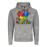 Cloud Rock different is beautiful autism Vintage Hoodie - MaliasSmallBusiness