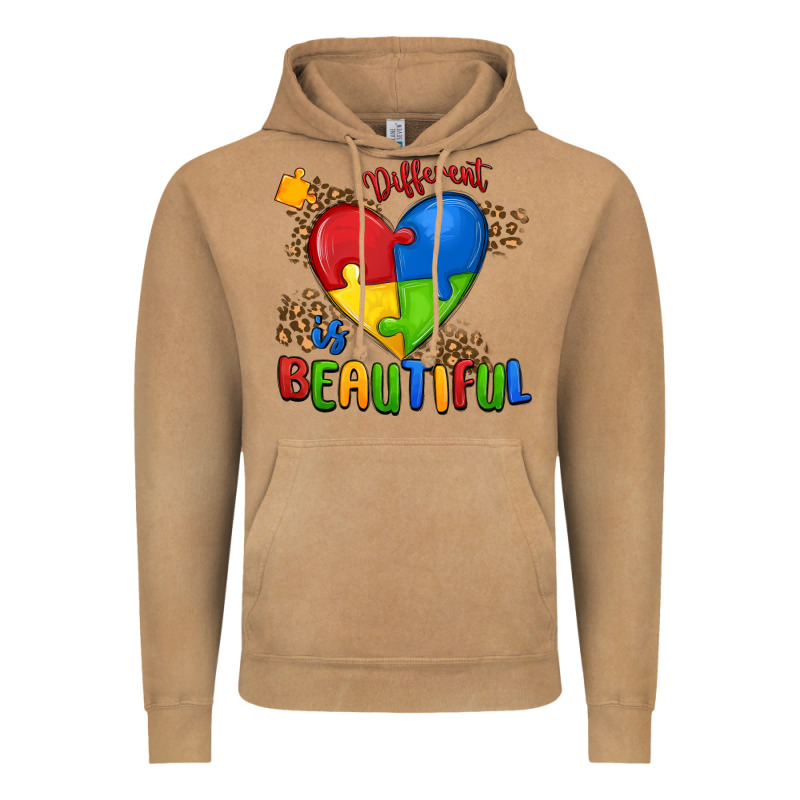 Different Is Beautiful Autism Vintage Hoodie by MaliasSmallBusiness | Teevron