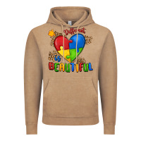 Vintage Coffee different is beautiful autism Vintage Hoodie - MaliasSmallBusiness