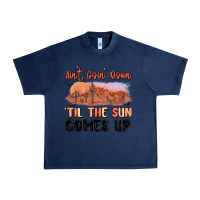 Navy ain't goin' down 'til the sun comes up Urban Heavy Tee - MaliasSmallBusiness