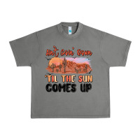Tornado ain't goin' down 'til the sun comes up Urban Heavy Tee - MaliasSmallBusiness