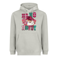 Moon Dust ho ho howdy santa pink christmas Heavyweight Hoodie - CowGirlArtShop