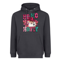 Smoke ho ho howdy santa pink christmas Heavyweight Hoodie - CowGirlArtShop