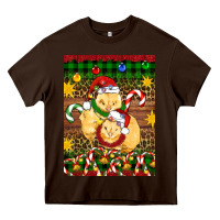 Chocolate Brown Christmas chick air freshener Heavy Core Tee - Artiststas