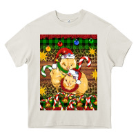 Cream Christmas chick air freshener Heavy Core Tee - Artiststas