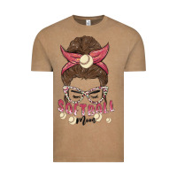 Vintage Coffee softball mom Vintage Tee - MaliasSmallBusiness