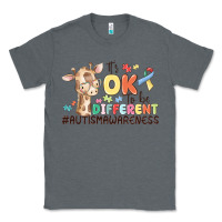 Charcoal Heather its ok to be different Classic Tee - MaliasSmallBusiness