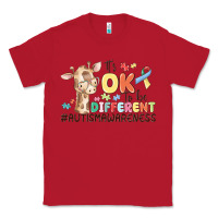 Red its ok to be different Classic Tee - MaliasSmallBusiness