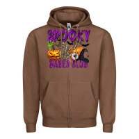 Chestnut Spooky babes club Zipper Hoodie - texasbilliewilder