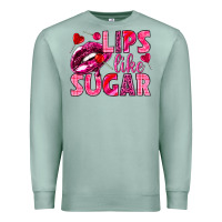 Seafoam Lips like sugar Valentine's Day Premium Sweatshirt - HowdyJamesFarm
