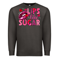 Smoke Lips like sugar Valentine's Day Premium Sweatshirt - HowdyJamesFarm