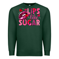 Sports Green Lips like sugar Valentine's Day Premium Sweatshirt - HowdyJamesFarm