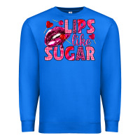 True Royal Lips like sugar Valentine's Day Premium Sweatshirt - HowdyJamesFarm