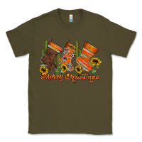 Army Green western Christmas Classic Tee - CowhideDigitalArt