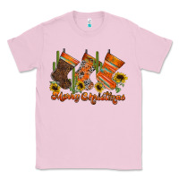 Bubblegum Pink western Christmas Classic Tee - CowhideDigitalArt