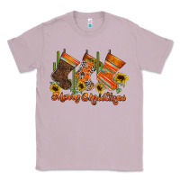 Lilac western Christmas Classic Tee - CowhideDigitalArt