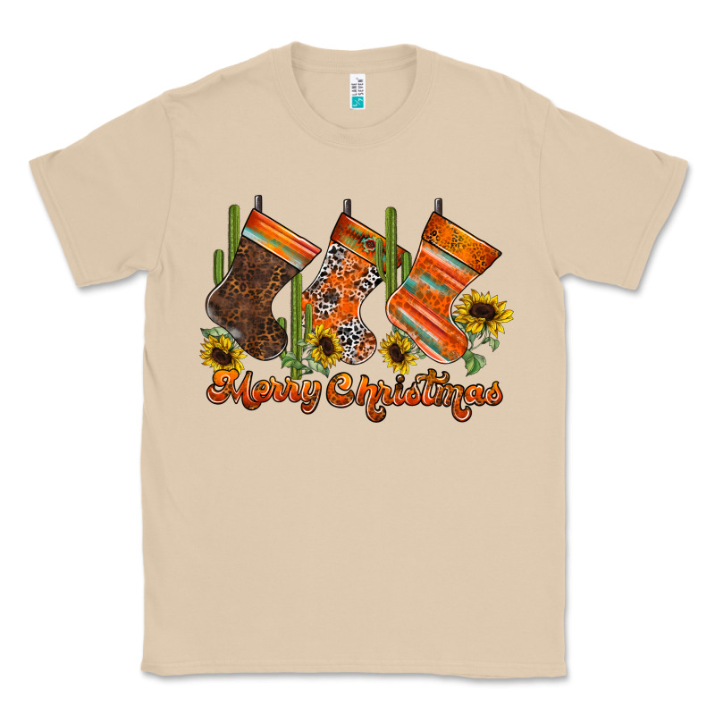 Western Christmas Classic Tee by CowhideDigitalArt | Teevron