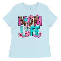 Baby Blue mom life Ladies Tee - AdoDesignShop
