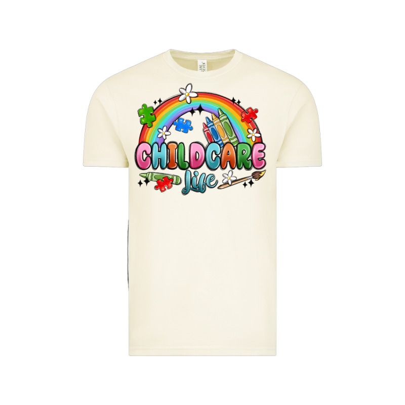 Childcare Life Vintage Tee by MaliasSmallBusiness | Teevron