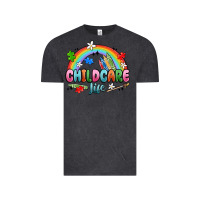 Vintage Black childcare life Vintage Tee - MaliasSmallBusiness