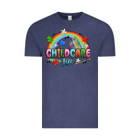 Vintage Denim childcare life Vintage Tee - MaliasSmallBusiness
