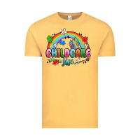 Vintage Mustard childcare life Vintage Tee - MaliasSmallBusiness