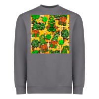 Storm St. Patricks gnomies seamless pattern Heavyweight Sweatshirt - BundleAndBundleShop