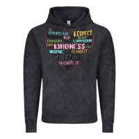 Vintage Black kindness heart Vintage Hoodie - MaliasSmallBusiness