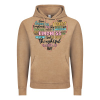 Vintage Coffee kindness heart Vintage Hoodie - MaliasSmallBusiness