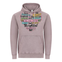 Vintage Zinc kindness heart Vintage Hoodie - MaliasSmallBusiness