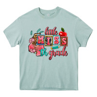 Little Miss 4 Th Grade Heavy Core Tee | Teevron