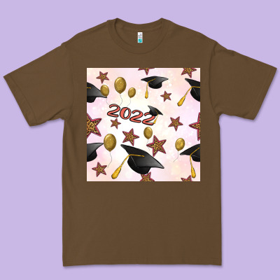 2022 To Graduation Seamless Pattern Premium Tee Designed By Bundleandbundleshop